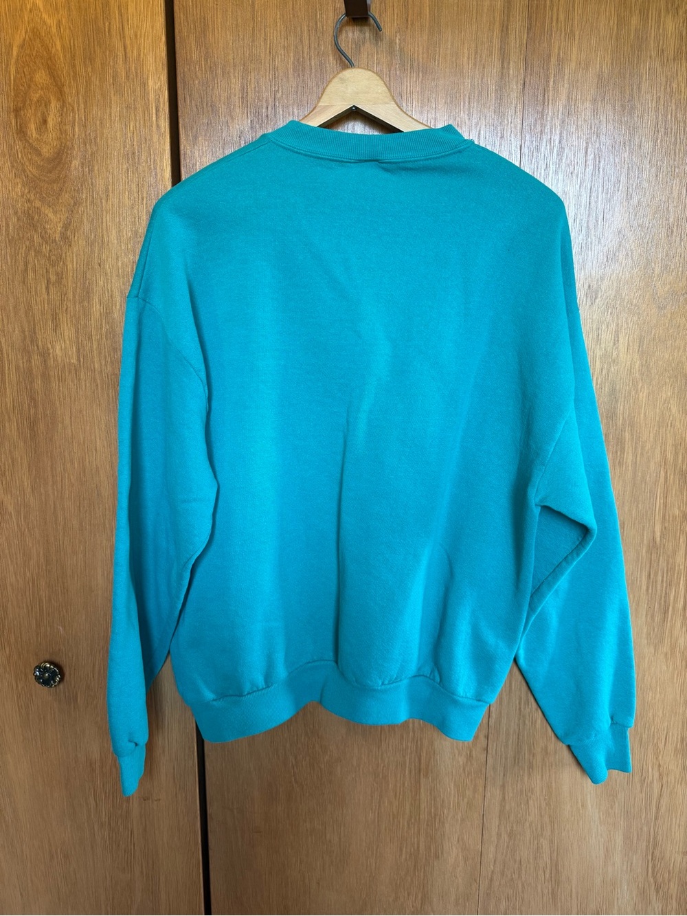 Jerzees Siemens Crewneck Sweatshirt Teal - Picture 5 of 5